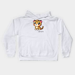 Cute & Cuddly: Jaguar Costa Rica 🐆 Kids Hoodie